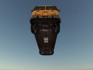 Old bus Modèle 3D