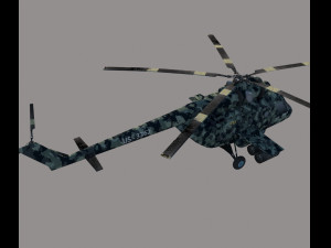 Attack helicopter 3D 模型