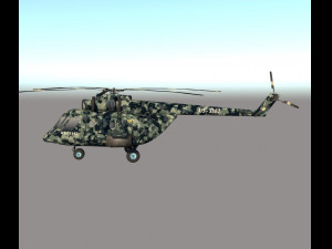 Attack helicopter 3D 模型