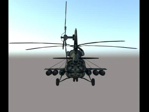 Elicottero d'attacco Modello 3D