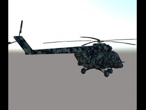 Attack helicopter 3D 模型