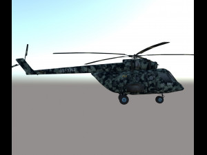 Attack helicopter 3D 模型