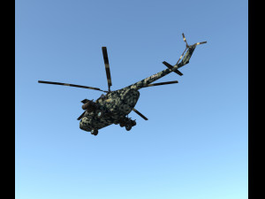 Attack helicopter 3D 模型
