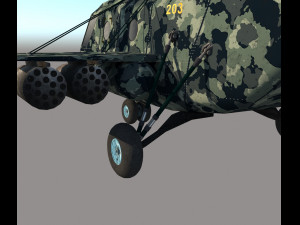Attack helicopter 3D 模型