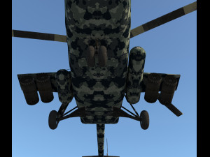 Attack helicopter 3D 模型