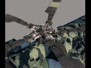 Attack helicopter 3D 模型