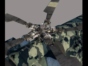 Elicottero d'attacco Modello 3D