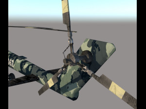 Attack helicopter 3D 模型