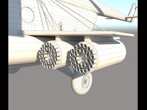 Attack helicopter 3D 模型