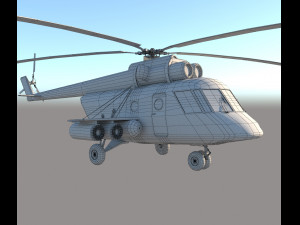 Attack helicopter 3D 模型