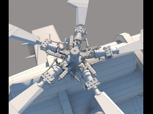 Attack helicopter 3D 模型
