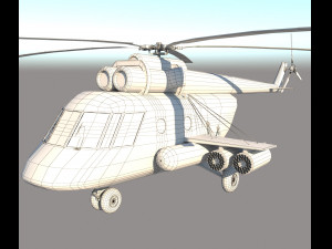 Attack helicopter 3D 模型