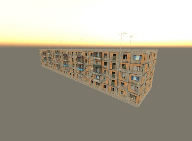 Old building Modèle 3D .c4d .max .obj .3ds .fbx .stl .blend 