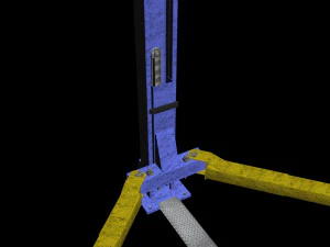 Autoaufzug 3D Modell