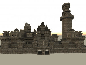 Modular castle 3D Model