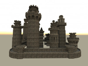 Modular castle 3D Model