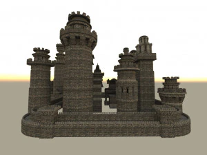 Castelo modular Modelo 3D