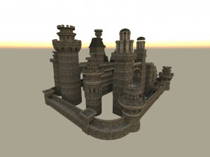 Castelo modular Modelo 3D