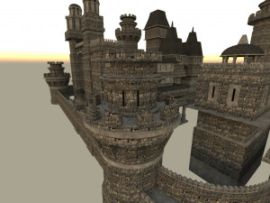 Modular castle 3D Model