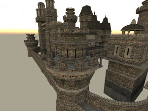 Castelo modular Modelo 3D
