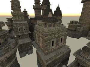 Castelo modular Modelo 3D