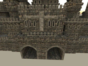 Castelo modular Modelo 3D