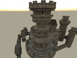 Castelo modular Modelo 3D