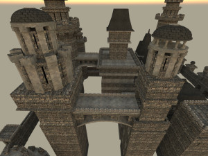 Modular castle 3D Model