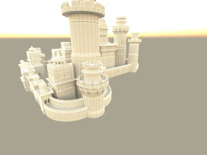 Castelo modular Modelo 3D