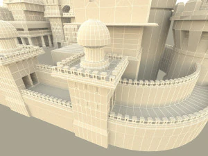 Castelo modular Modelo 3D