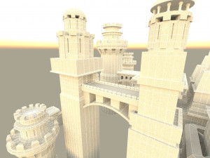 Modular castle 3D Model