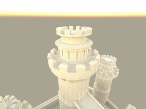 Modular castle 3D Model