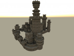 Modular castle 3D Model