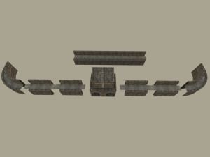 Modular castle 3D Model