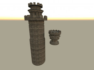 Modular castle 3D Model