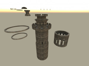 Modular castle 3D Model