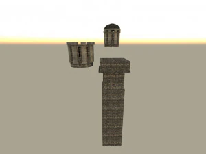 Castelo modular Modelo 3D