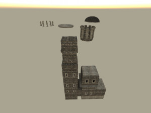 Modular castle 3D Model