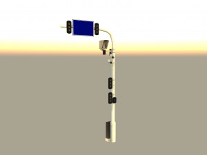 Traffic lights set modular 3D Model