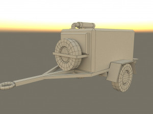 Trailer generator 3D-Modell