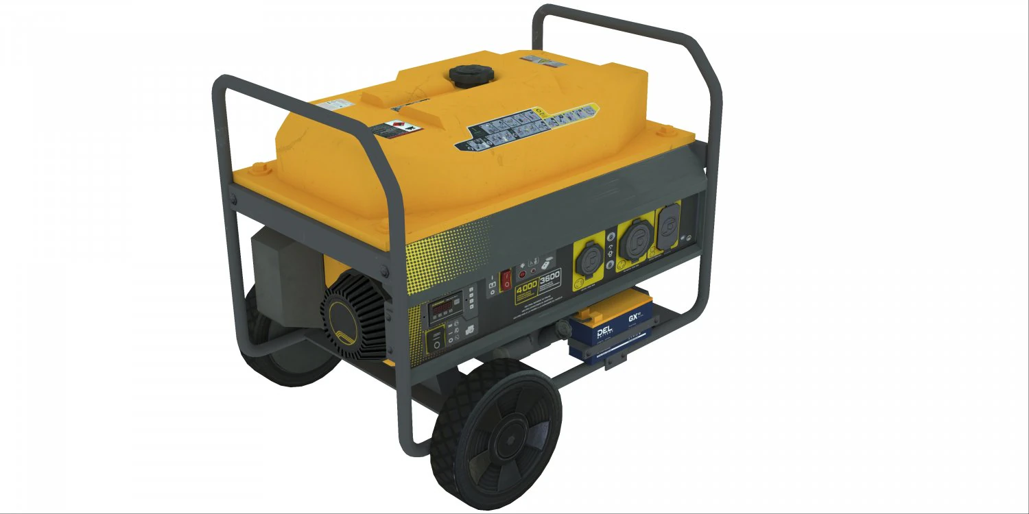 Generator 3D Model .c4d .max .obj .3ds .fbx .stl .blend