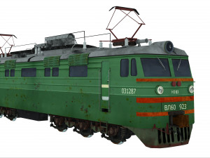 Old train Modelo 3D