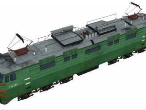 Old train Modelo 3D