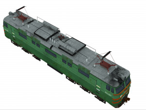 Old train Modelo 3D