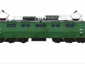 Old train Modelo 3D