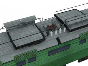 Old train 3D Model