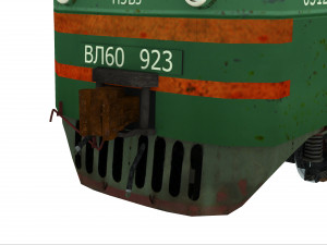 Old train Modelo 3D