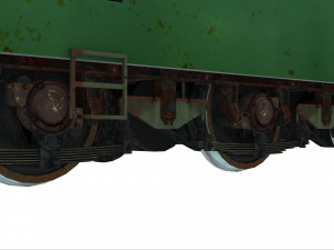 Old train Modelo 3D
