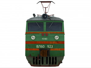 Old train Modelo 3D