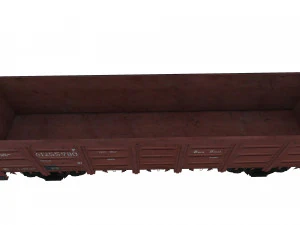 Old hopper cars 3D Model